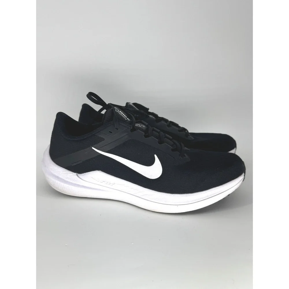 Nike Winflo 10 Running Shoes Mens 10.5 Black White DV4022-003